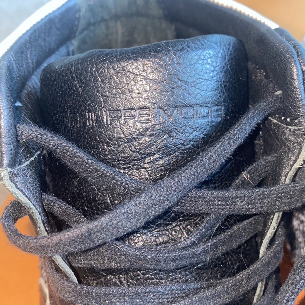 Philippe Model Black Sequin Mids - image 8